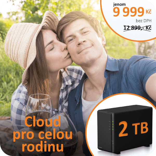 Datové úložiště, domácí úložiště, vlastní cloud, domácí cloud s kapacitou 2TB