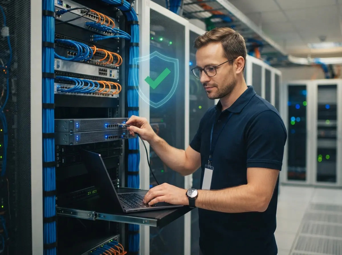 Specialista IT POMOC při penetračním testu firemní sítě v serverovně